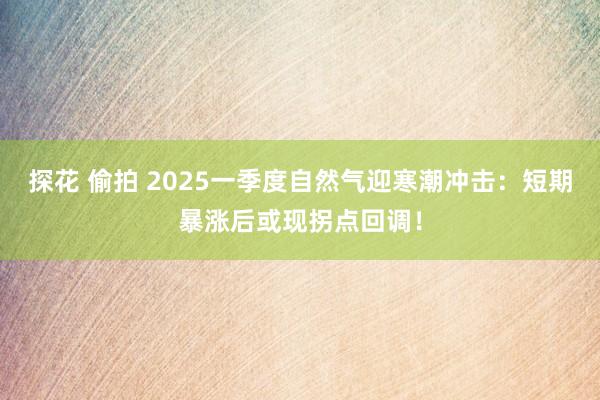 探花 偷拍 2025一季度自然气迎寒潮冲击：短期暴涨后或现拐点回调！